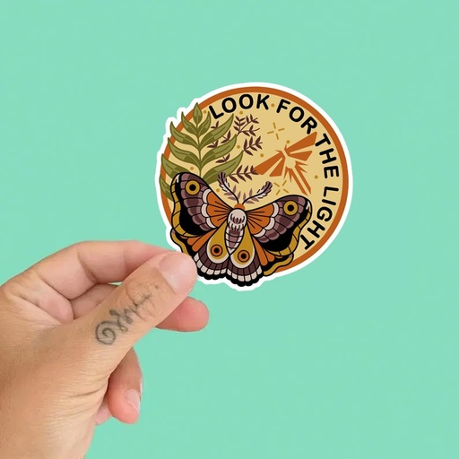 Edición limitada pegatina vinilada Look for the light TLOU