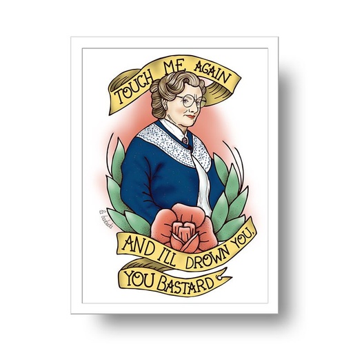 Lámina A4 Touch me again