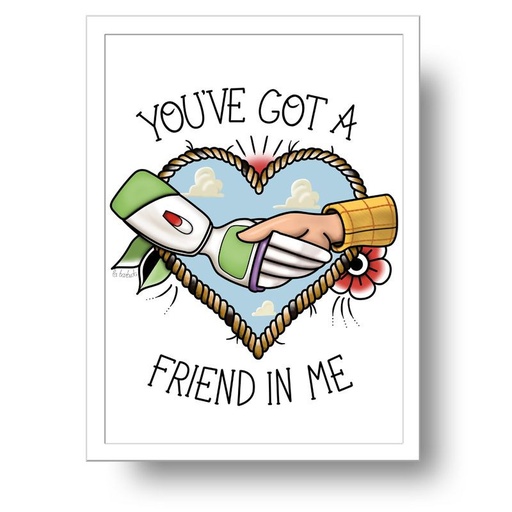 Lámina A4 You've got a friend in me