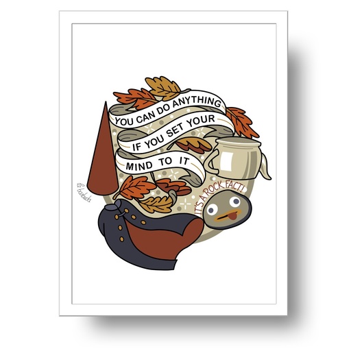 Lámina A3 más allá del jardín