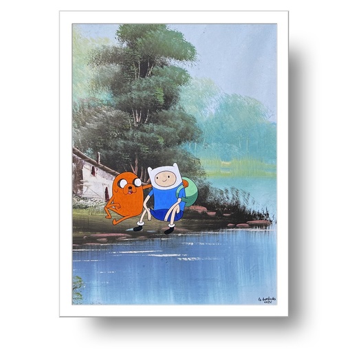 Lámina A4 Finn Jake Aventuras cuadro