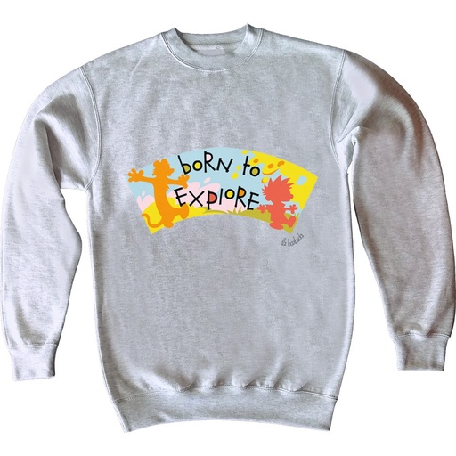 Calvin Born to Explore Sudadera