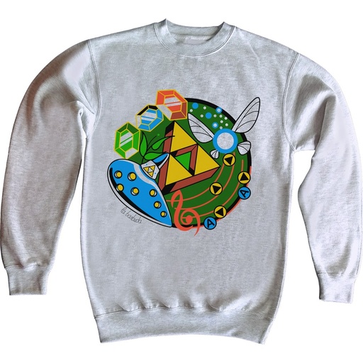 Zelda Ocarina Triforce Sudadera