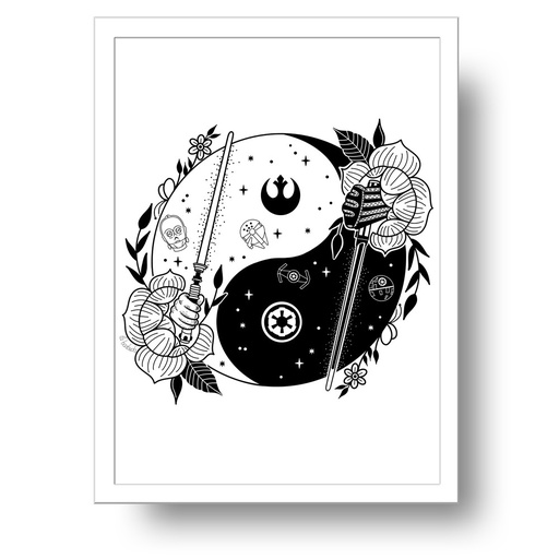 Lámina Yin Yang Fuerza