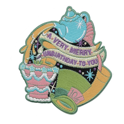 Parche Feliz No Cumpleaños Sombrerero