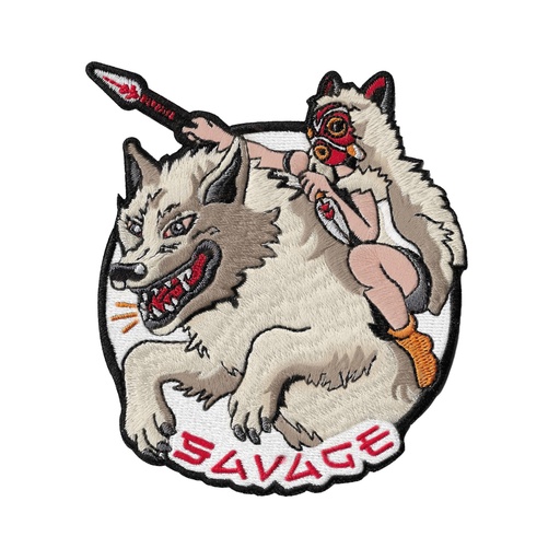 Mononoke Savage Lobo parche