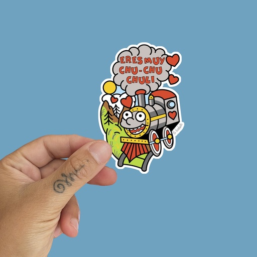 Pegatina vinilada Eres muy Chu Chuli tren Ralph