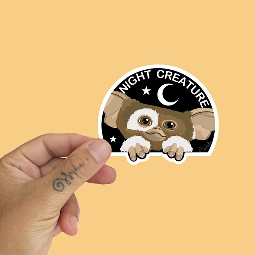 Pegatina vinilada Gremlin Night creature
