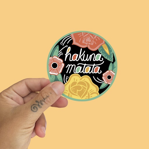 Pegatina Hakuna Matata by la barbuda