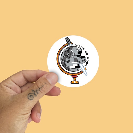 Pegatina That's no Moon by la barbuda