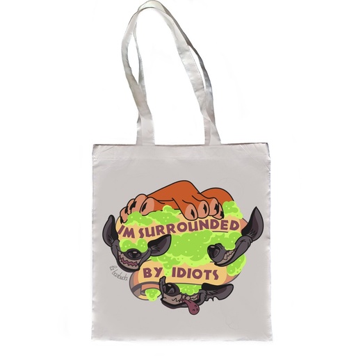 Bolso Idiotas hienas leon