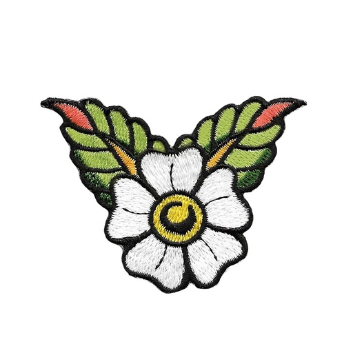 Filler parche flor blanca