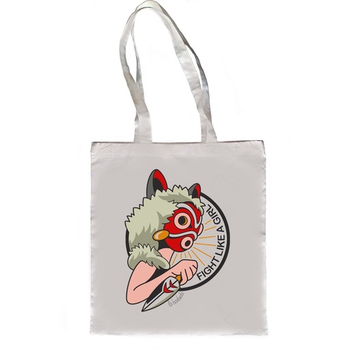 Mononoke Fight like a girl bolso