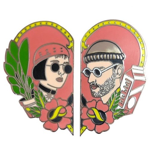 Pack de 2 pins León y Mathilda
