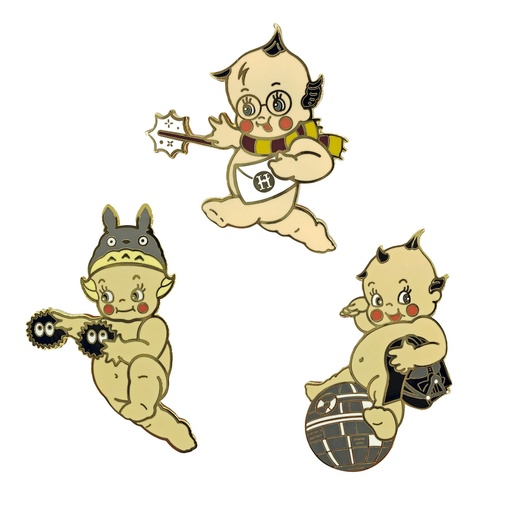 Pack de 3 Kewpies barbudos