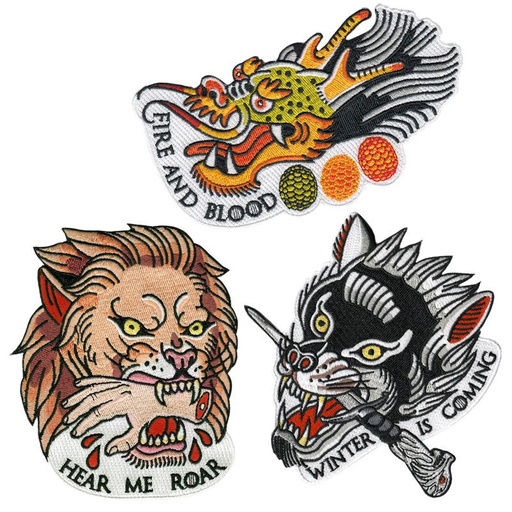 Pack de 3 Winter is coming, hear me roar, fire and blood
