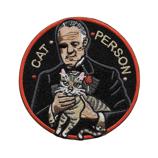 Parche Padrino Cat Person