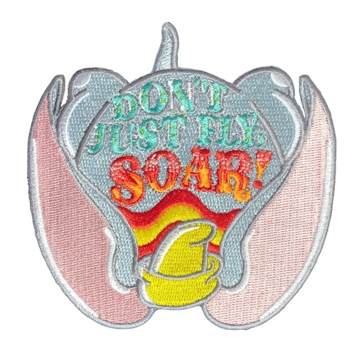 Parche Don't just  fly, Soar! Elefante