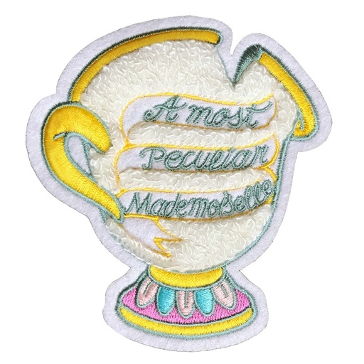 Parche peculiar taza