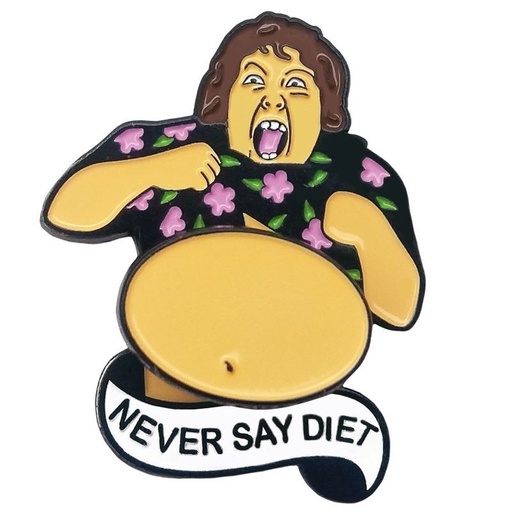 Pin interactivo Never say diet