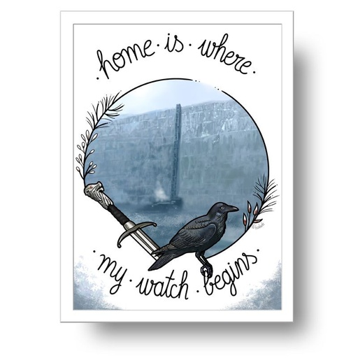 Lámina Home is where my watch begins