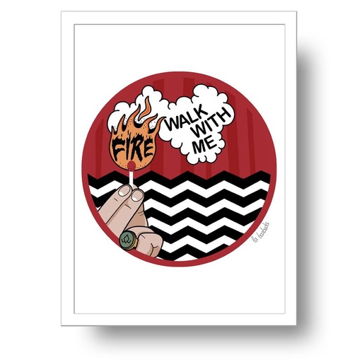 Lámina Fire walk with me