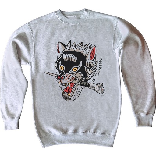Sudadera Winter is Coming lobo