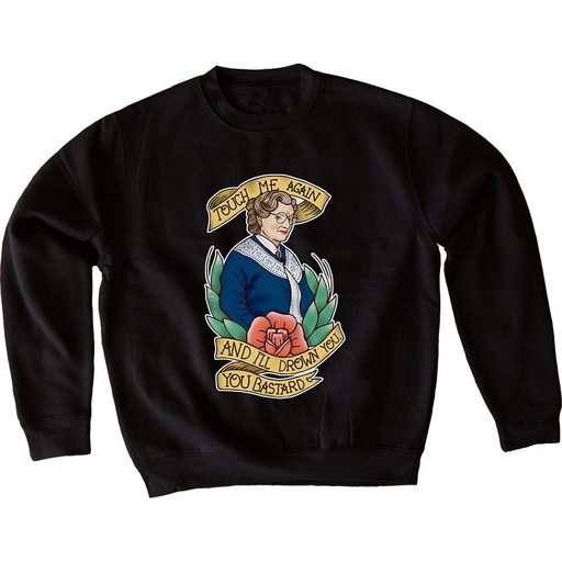 Sudadera negra Touch me again