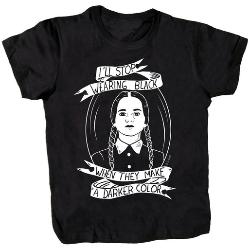 Camiseta I'll stop wearing black