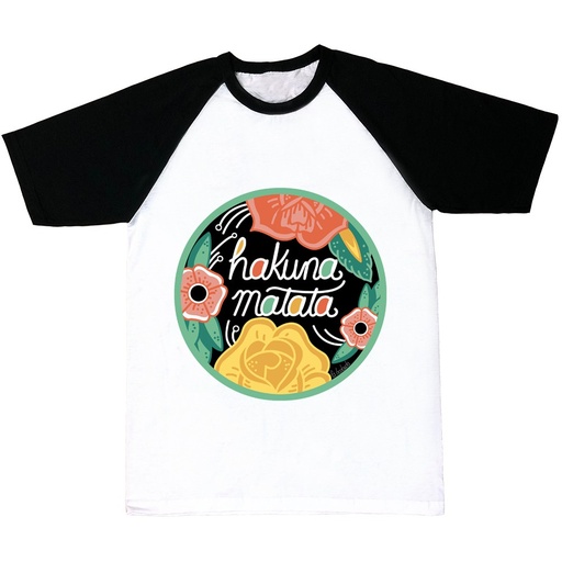 Camiseta mangas negras Hakuna Matata