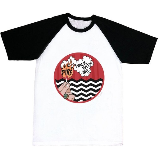 Camiseta mangas negras Fire Walk with me