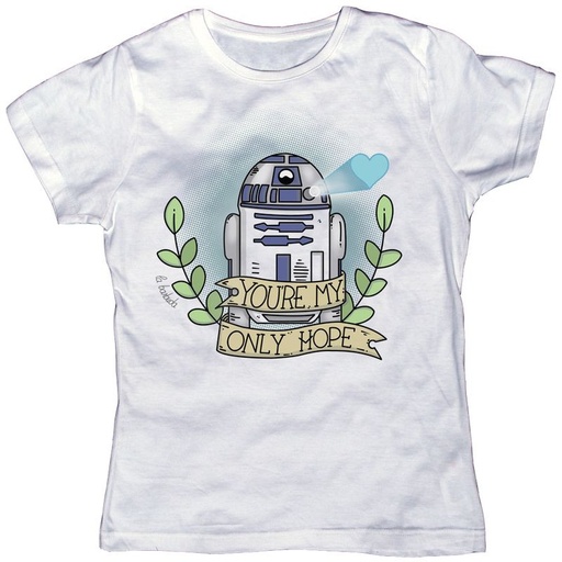Camiseta blanca You are my only hope