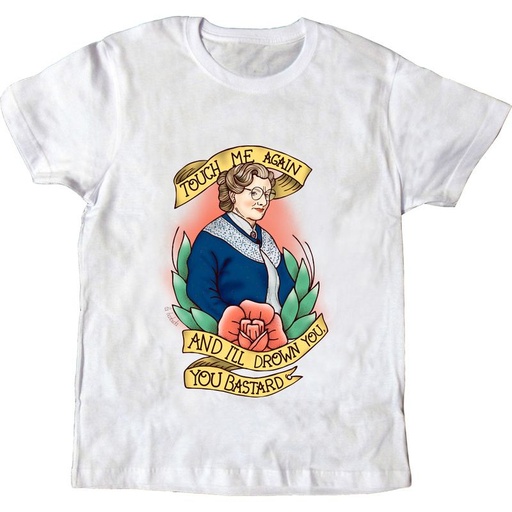 Camiseta blanca Touch me again