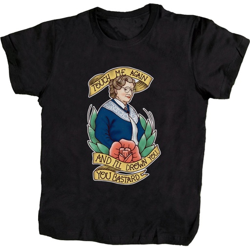 Camiseta negra Touch me again