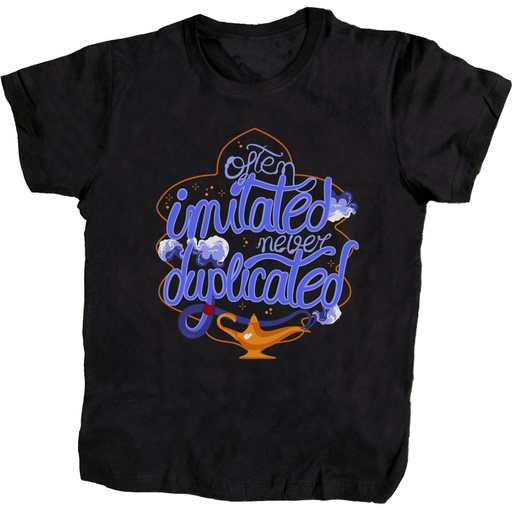 Camiseta lámpara Often imitated never duplicated