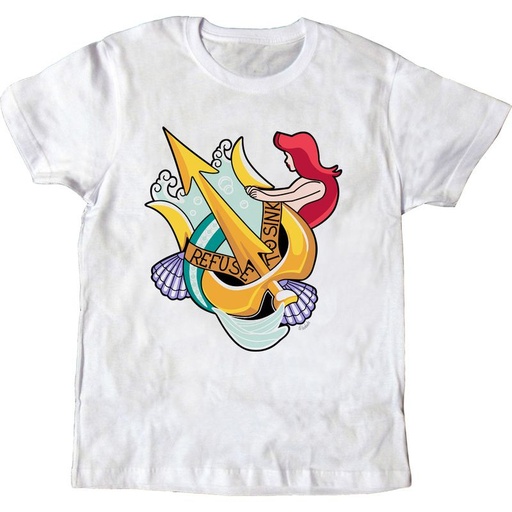 Camiseta Sirena Refuse to Sink