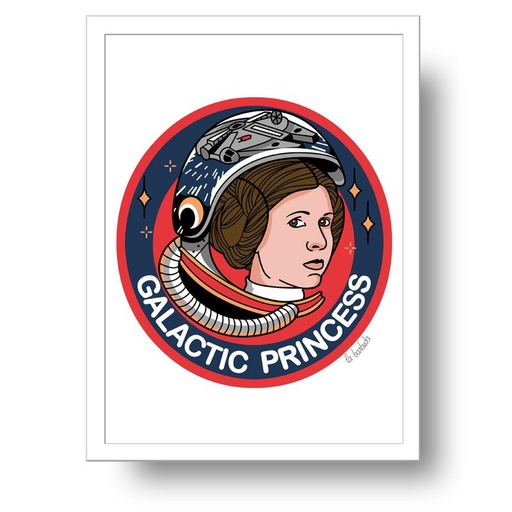 Lámina Galactic Princess