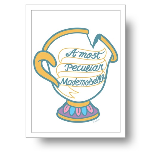 Lámina peculiar taza