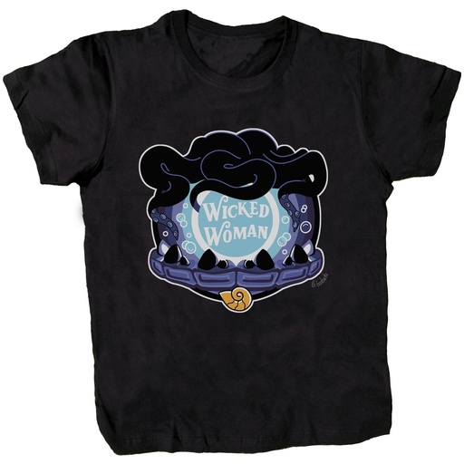 Wicked Woman camiseta negra Úrsula