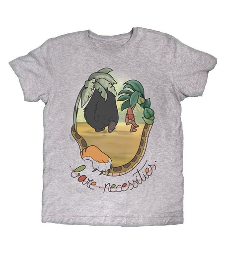Bare necessities jungla camiseta gris