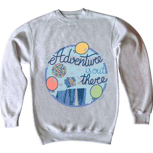 Adventure is out there sudadera