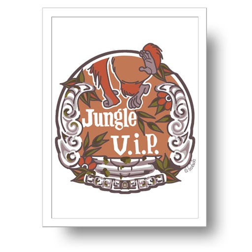 Jungle VIP gorila lámina