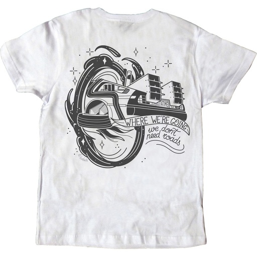 Camiseta DeLorean blanca