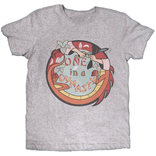 Camiseta gris Dragón one in a dynasty