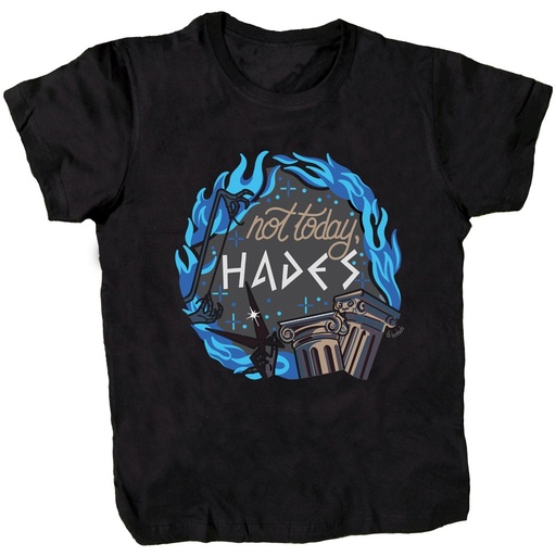 Camiseta negra Not Today Hades