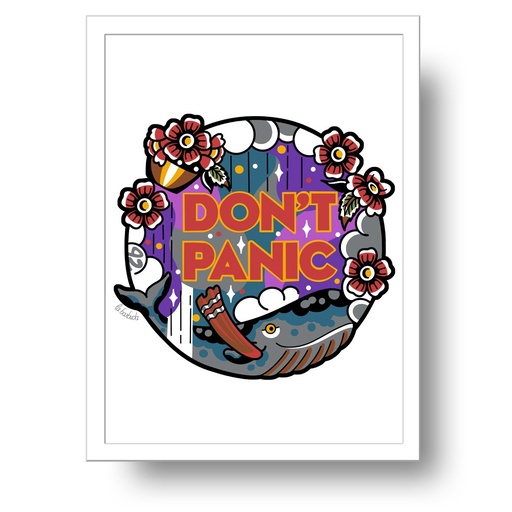 Lámina Don't Panic Ballena 42