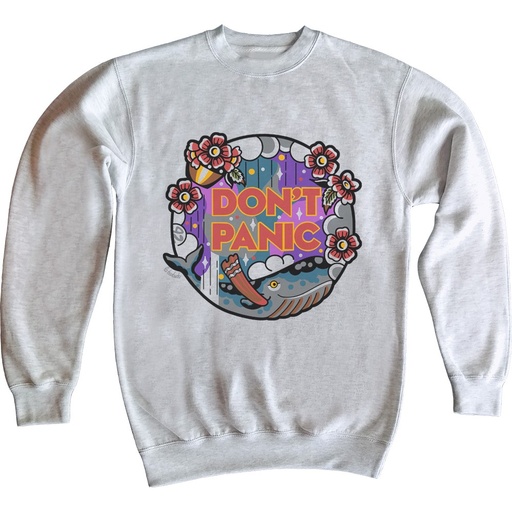 Don't Panic Ballena Sudadera